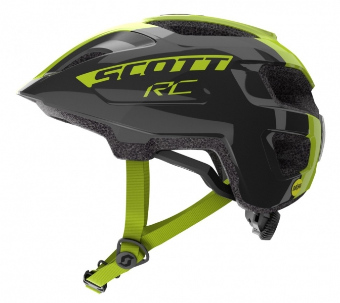 Велошлем Scott Spunto Junior black/radium yellow RC - купить в Москве