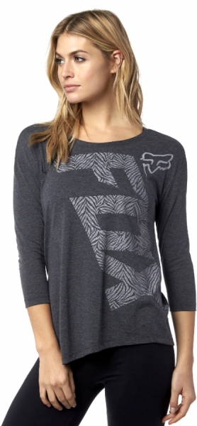 

Fox Angled LS (2016), Heather black