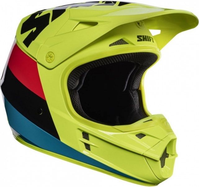 

Shift White Tarmac Helmet (2017), Flow yellow