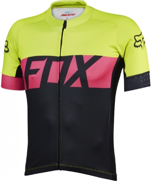 

Fox Ascent SS Jersey (2016), Flow yellow