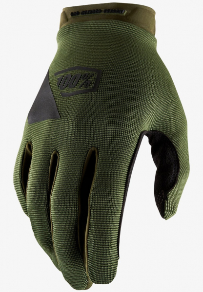 Мотоперчатки 100% Ridecamp Glove, Army Green/Black - купить в Москве
