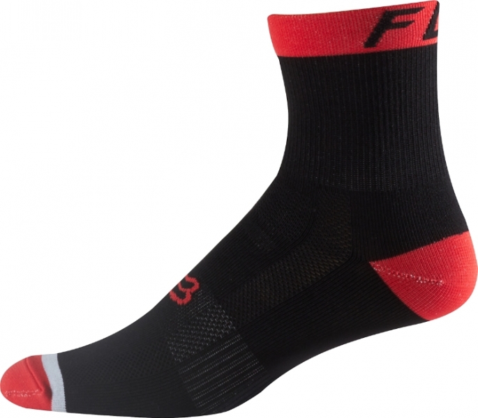 

Fox Logo Trail 6-inch Sock (2017), Flame red