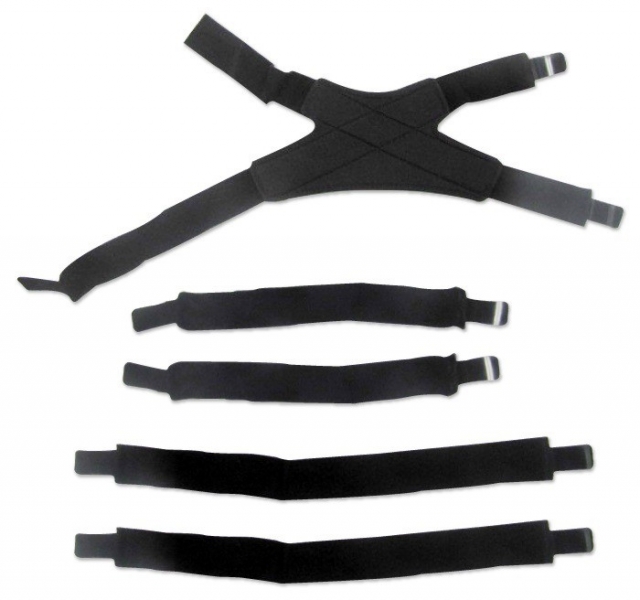 

Leatt X-Frame Strap Kit Pair (2018), Black