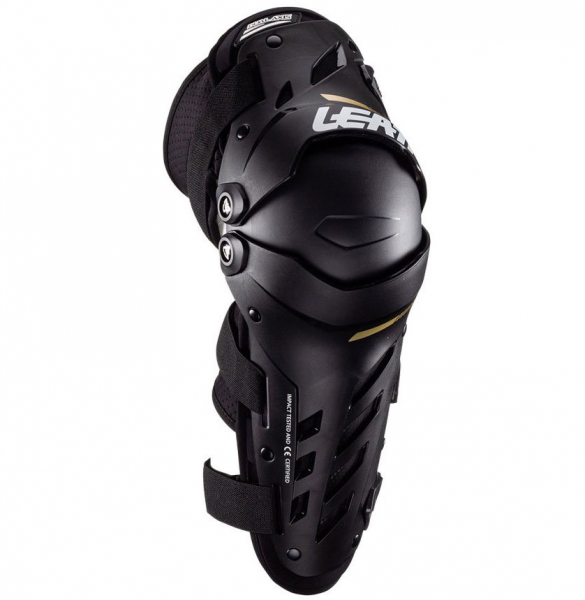 Наколенники Leatt подростковые Dual Axis Knee & Shin Guard Junior Black - купить в Москве