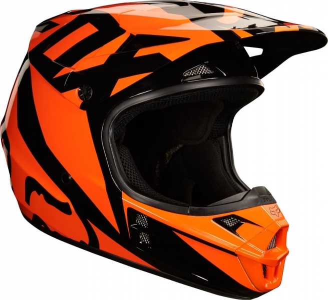 

Fox V1 Race Helmet (2018), Orange