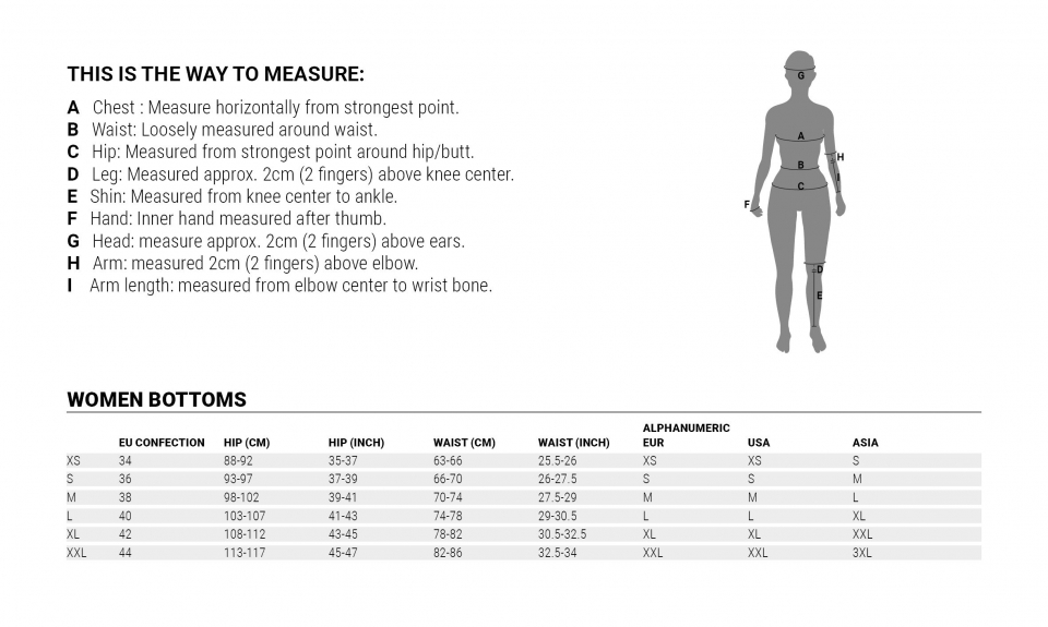 Геометрия велосипеда Велошорты IXS Women