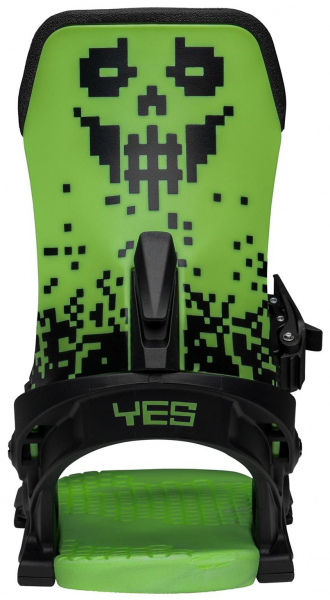 Крепление для сноуборда YES Select Eiki Green Glow - купить в Москве