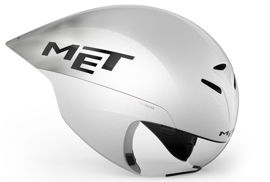 Велошлем Met Drone Wide Body II White Metallic - купить в Москве