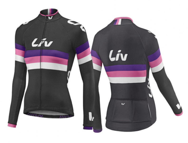 Велоджерси Giant Liv Race Day Long Sleeve Black/Purple - купить в Москве