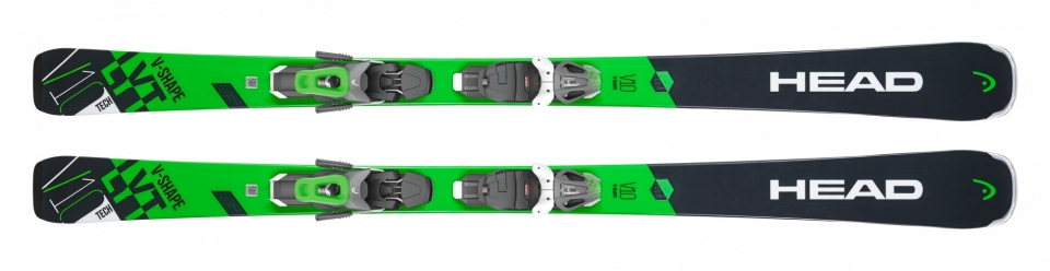 

Head V-Shape V10 SW LYT PR + PR 11 GW BRAKE 90 [G] (2019), Black/green