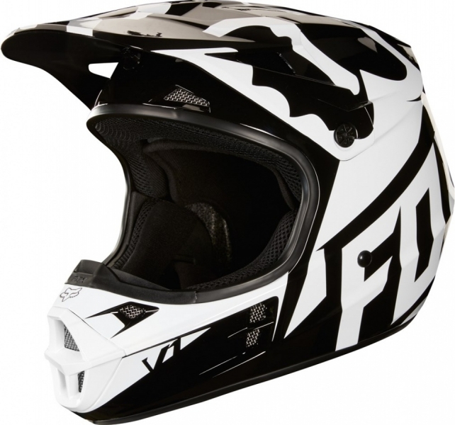 

Fox V1 Race Helmet (0), Black