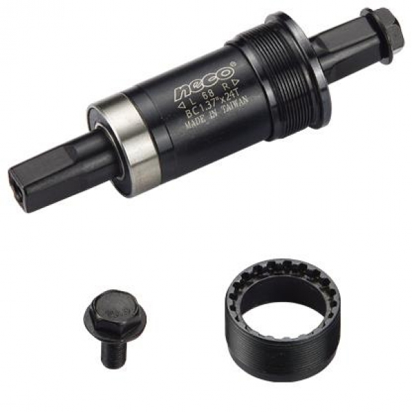 

Neco B910P под квадрат, BSA 1.37”x24T, R/L, 68/118мм. Ось 10В21 (0), Black