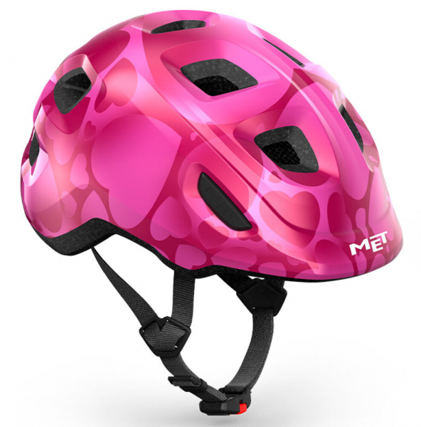 Велошлем Met Hooray Pink Hearts - купить в Москве