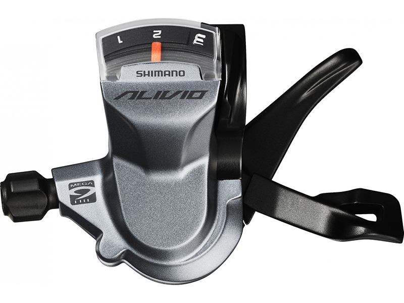 

Shimano Шифтер SL-M4000 Alivio левый 3 передачи (0), Silver/black