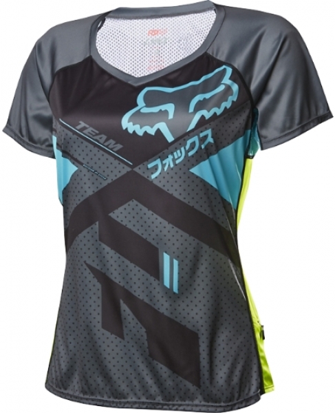 

Fox Lynx SS Womens Jersey (2016), Charcoal