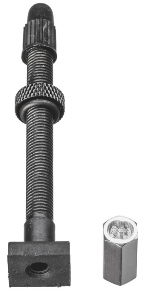 Колеса и комплектующие Syncros Ниппель бескамерный для ободов Tubeless Valves, 59mm, black, 2шт - купить в Москве