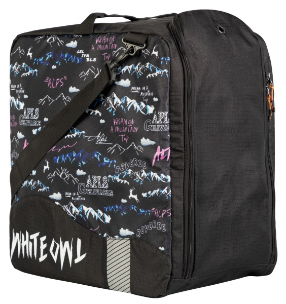 Рюкзаки и сумки White Owl FB-012 Сумка спортивная для лыжных ботинок/коньков, 43х40х28 см, черная - купить в Москве