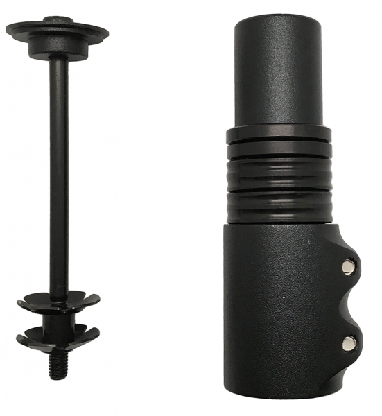 

TBS Удлинитель штока вилки, алюминий, 1-1/8"х117мм (2018), Black