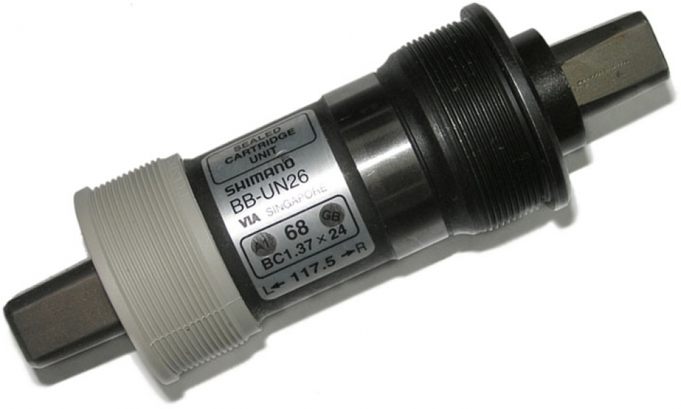 

Shimano BB-UN26 117,5/68мм (0), Black