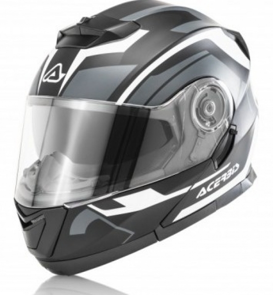 Мотошлемы Acerbis Serel Black/Grey - купить в Москве