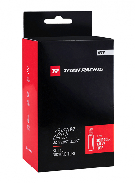 Камеры для велосипедов Titan Racing Камера 20x1.95-2.125