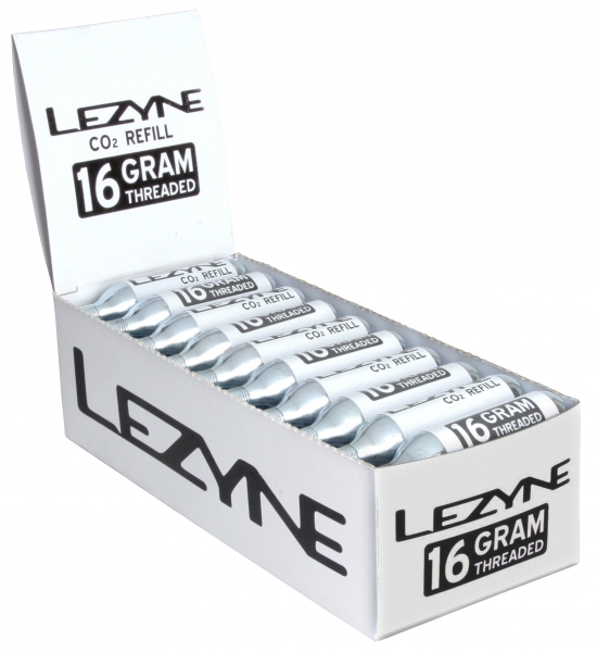 

Lezyne 16G CO2 Cartridge BOX (30 шт) (2018), Silver