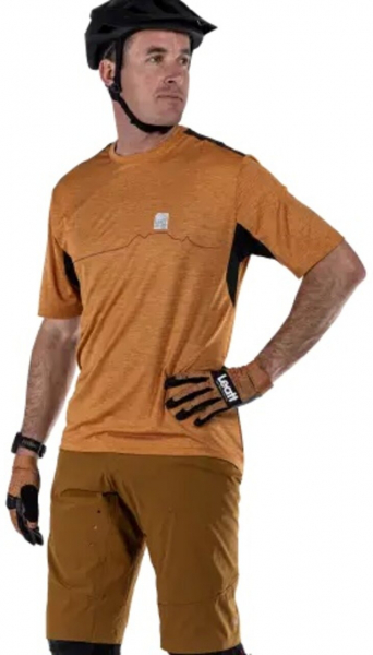 Велоджерси Leatt MTB Trail 1.0 Jersey, Rust  - купить в Москве