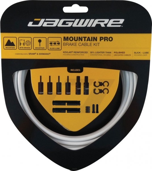 Jagwire Mountain Pro Brake Kit White white