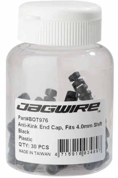 Трансмиссию Jagwire End Cap Anti-Kink 4 мм Plastic black - купить в Москве