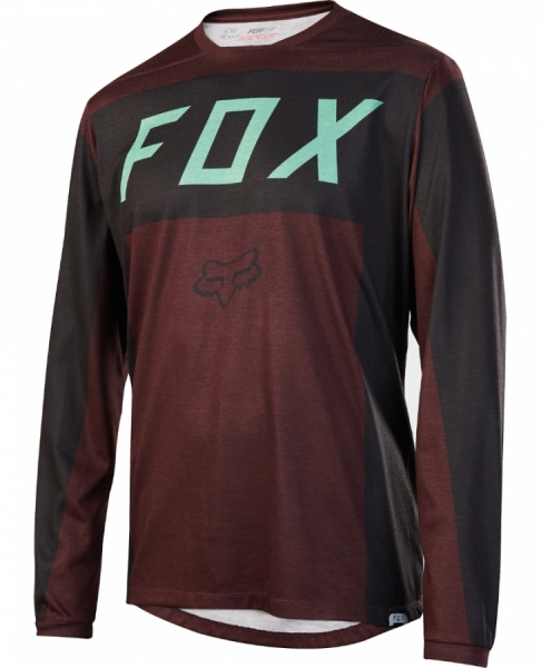 

Fox Indicator LS Moth Jersey (2017), Burgundy
