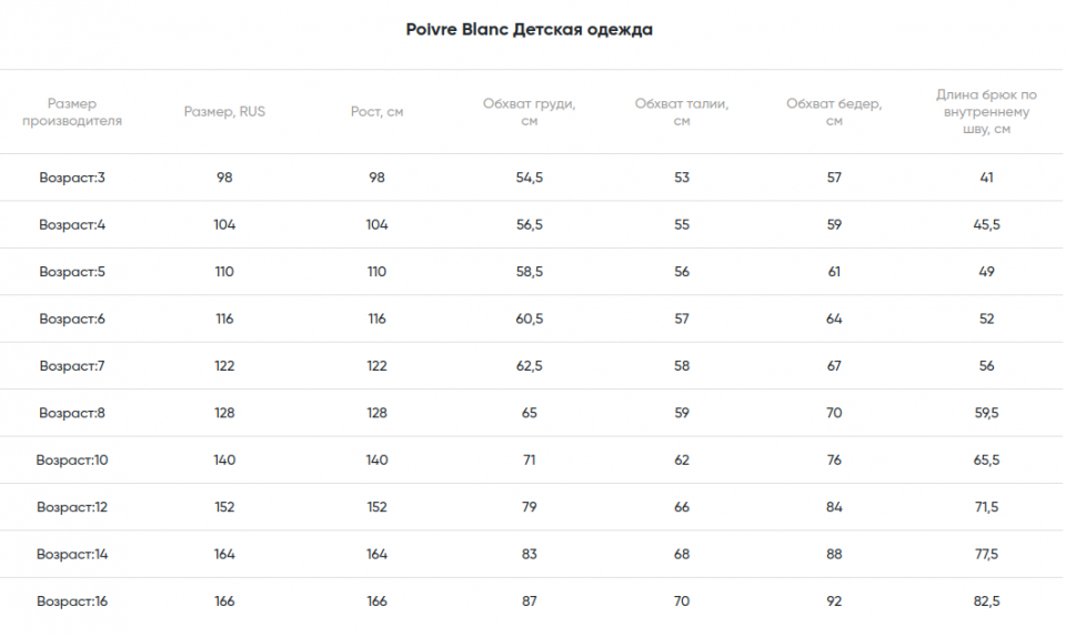     Poivre Blanc    W24-1022-JRGL Junior Black 