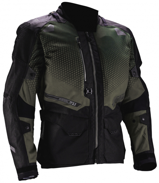 Текстильная мотокуртка Leatt ADV FlowTour 5.5 Jacket, Forest - купить в Москве