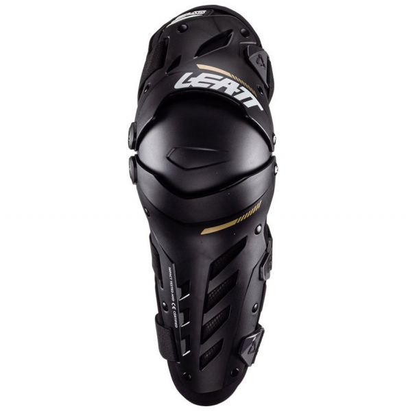 Наколенники Leatt подростковые Dual Axis Knee & Shin Guard Junior Black - купить в Москве