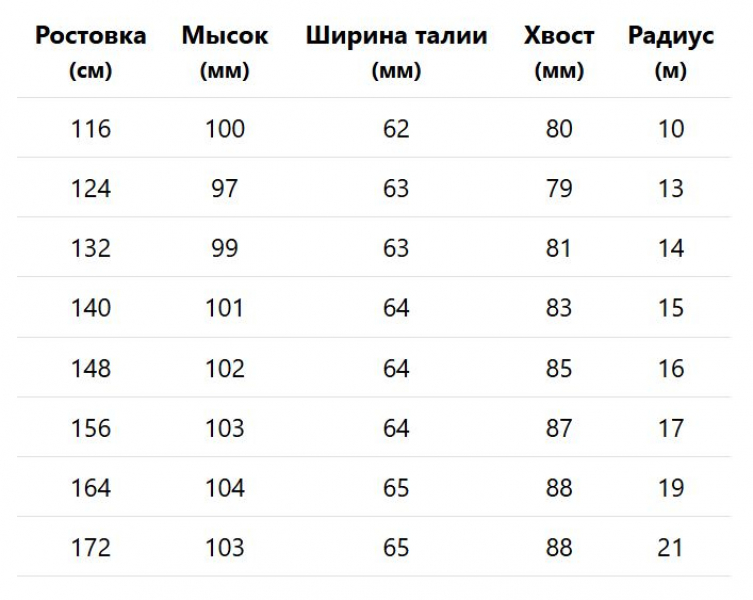 Геометрия велосипеда Head WCR e.GS Rebel Team RP WCR T без креплений 2026