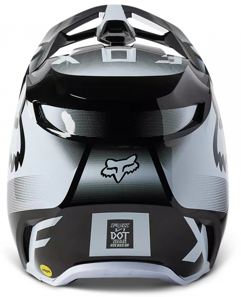 Мотошлемы Fox V1 Leed Youth Helmet Black/White - купить в Москве