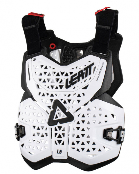 Защиту черепаха Leatt Защита панцирь Chest Protector 1.5, White - купить в Москве