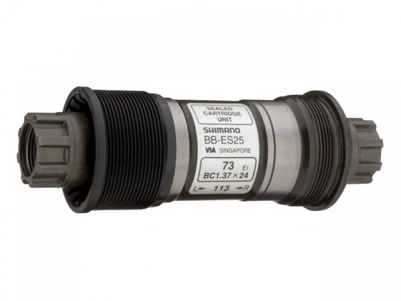 

Shimano BB-ES25 шлицевая, 113/73 мм (2016), Black