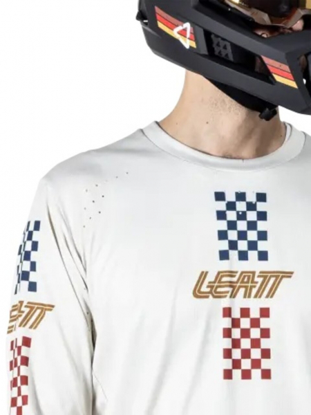 Велоджерси Leatt MTB Enduro 4.0 Jersey, Cream  - купить в Москве