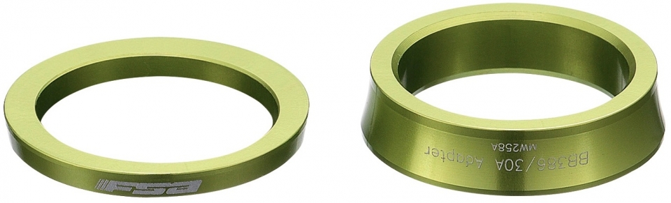 

FSA Bottom Bracket Adapter BB386 / BB30A Адаптер каретки (2017), Green