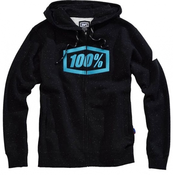 

100% Syndicate Zip Hooded Sweatshirt (2018), Black