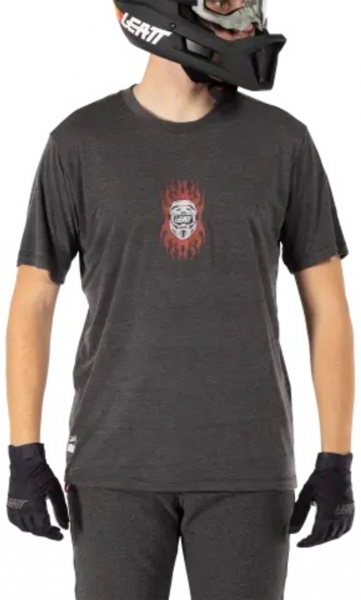 Велоджерси Leatt MTB Gravity 1.0 Jersey, Black  - купить в Москве